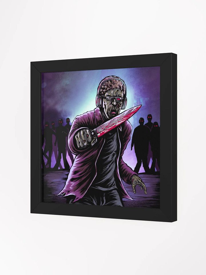 ZombieSlayer2948 Horror Edition Square Framed High-Quality Matte Poster (in) product image (2)