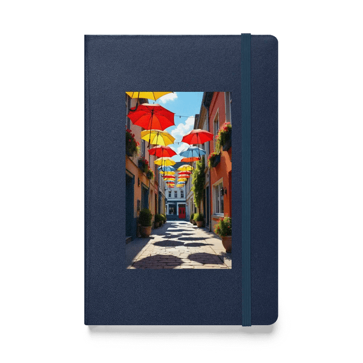 Rue du Cul De Sac, Quebec, Canada HARDCOVER NOTEBOOK. product image (1)