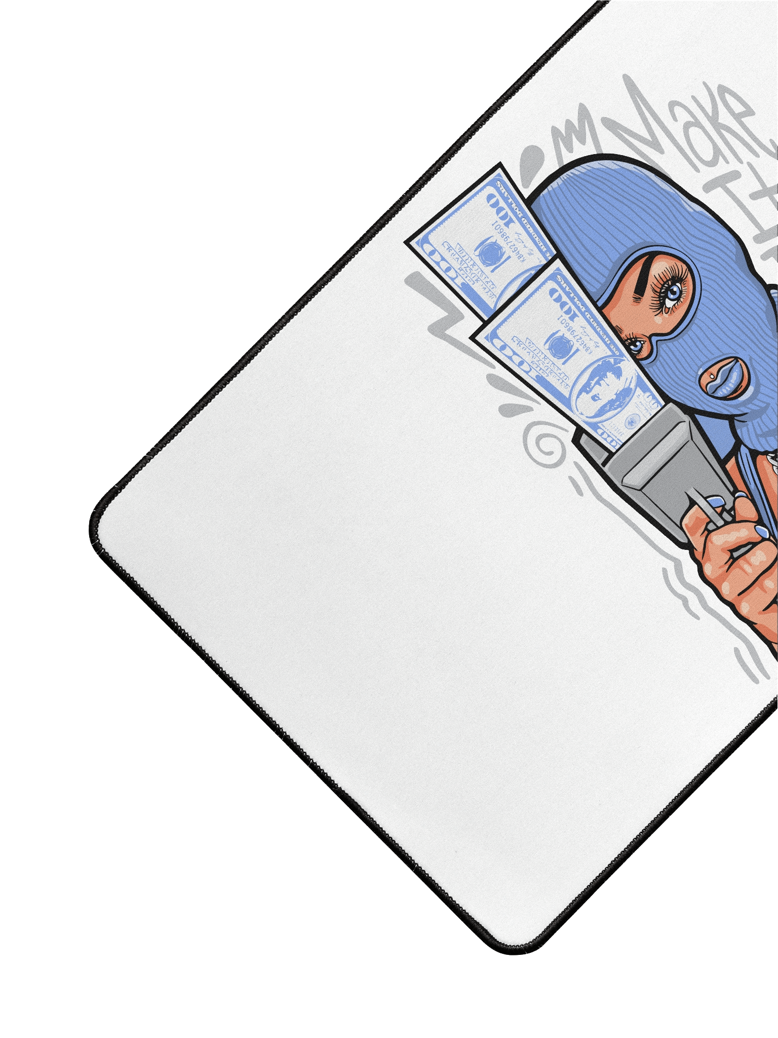 Make It Rain Desk Mat product image (3)