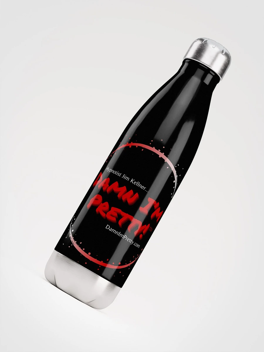 Damn I'm Pretty! Water Bottle - RED Lettering w/ Circle product image (4)