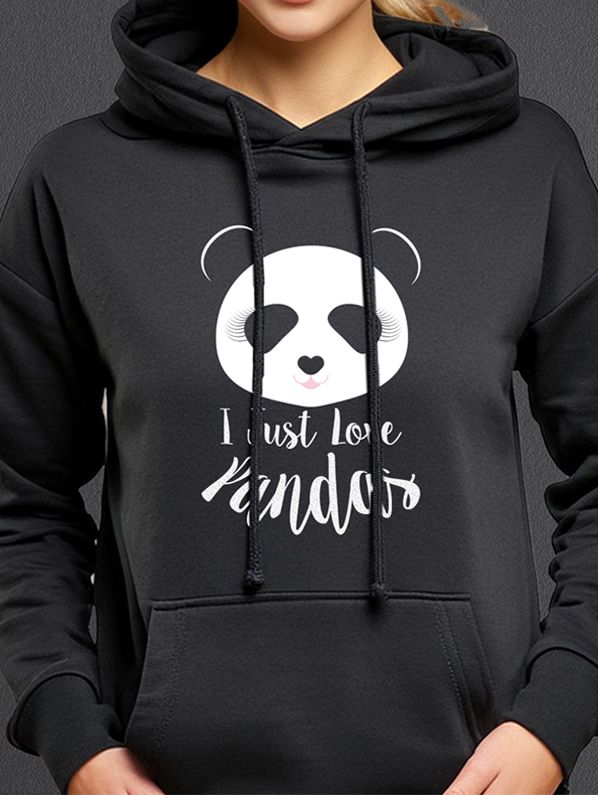 I Just Love Pandas Hoodie product image (1)