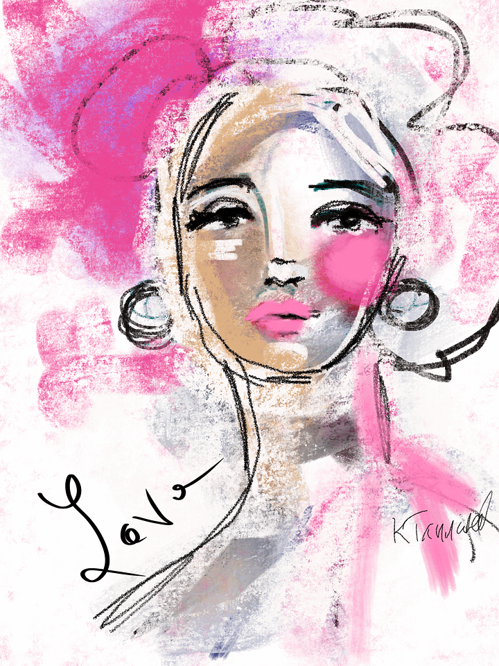 Love Yourself Painting - Printable / Digital Download product image (1)