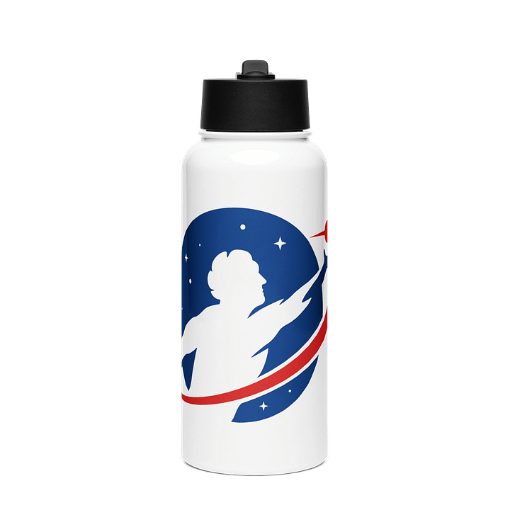 Stainless Steel Water Bottle with Straw – 32oz (950ml) product image (1)