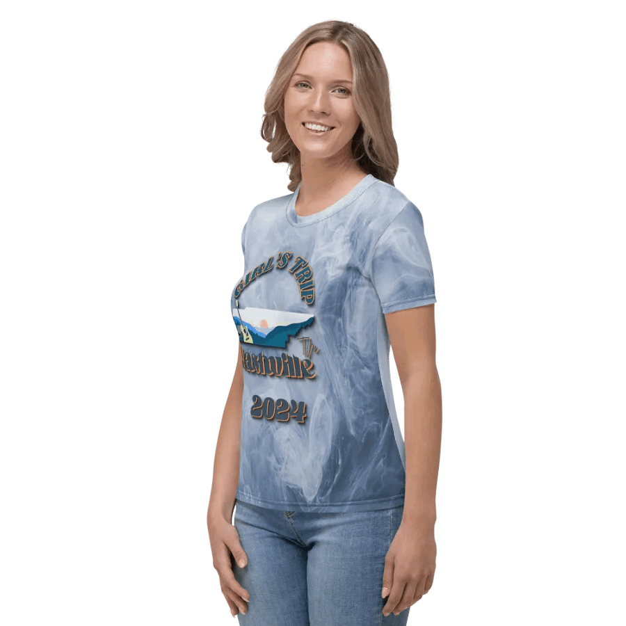 Girls Trip Nashville Tn 2024 All Over Print T-shirt product image (4)