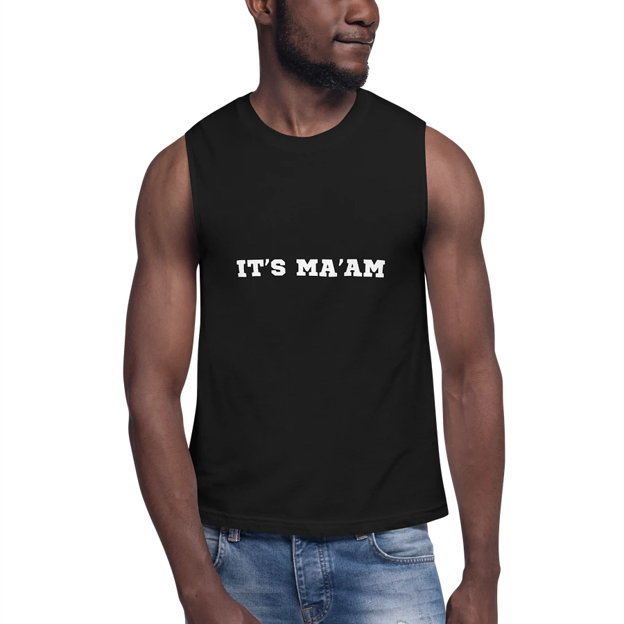 IT'S MA'AM UNISEX MUSCLE TEE product image (6)