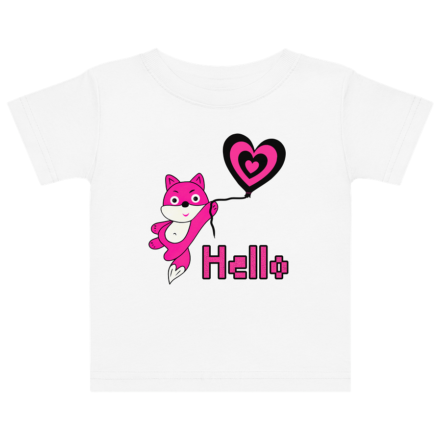 Playful Fox Hello Baby T-Shirt product image (9)