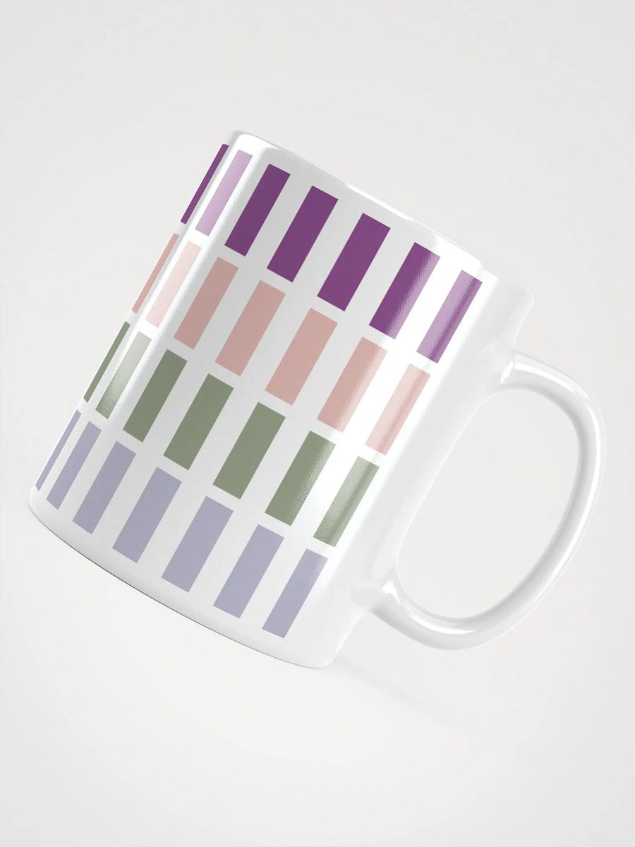Contrasting Colores Rectangle Patterns White Mug product image (13)