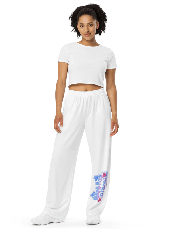 Cozy Blue Fox Pants - White product image (1)