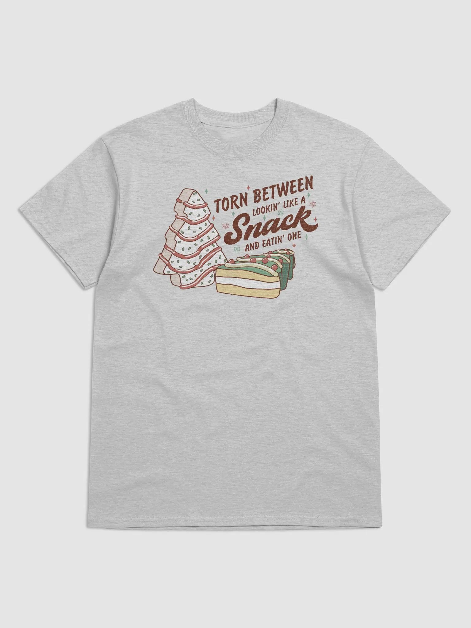 TORN BETWEEN LOOKING LIKE A SNACK T-SHIRT product image (37)