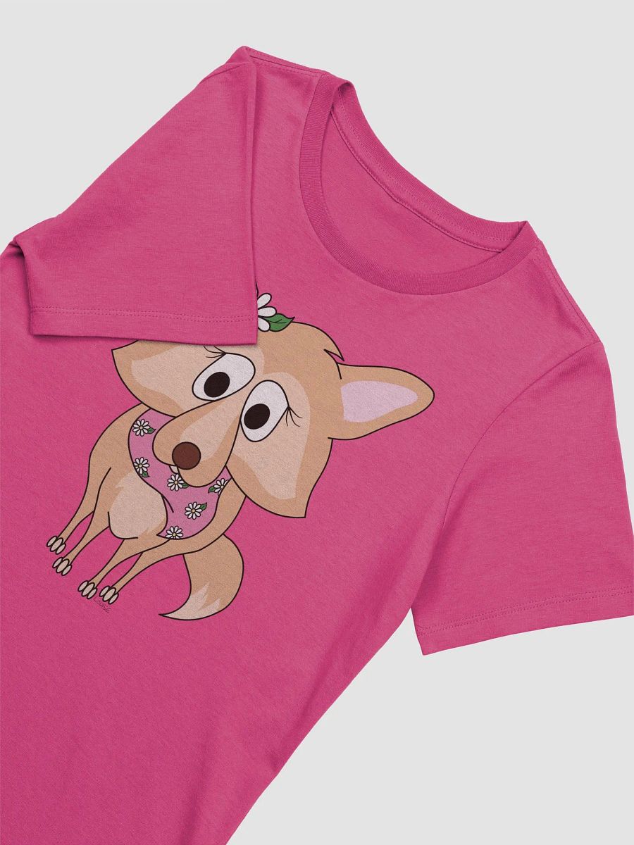 Floral Pup Women's Relaxed-Fit Tee product image (3)