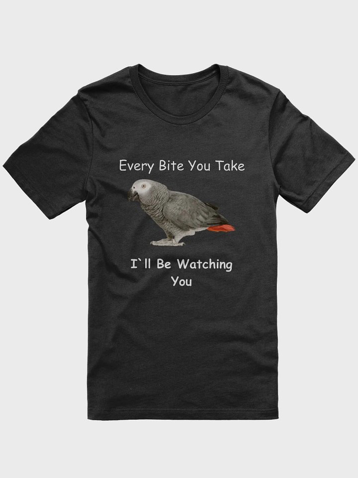 Vibrant African Grey Parrot Portrait T-Shirt product image (7)