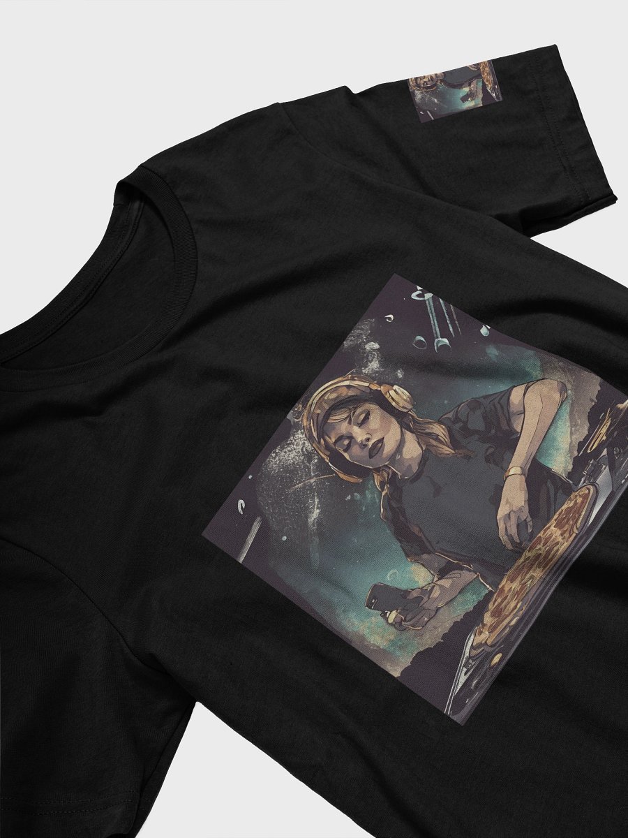 Cosmic DJ Pizza T-Shirt product image (3)