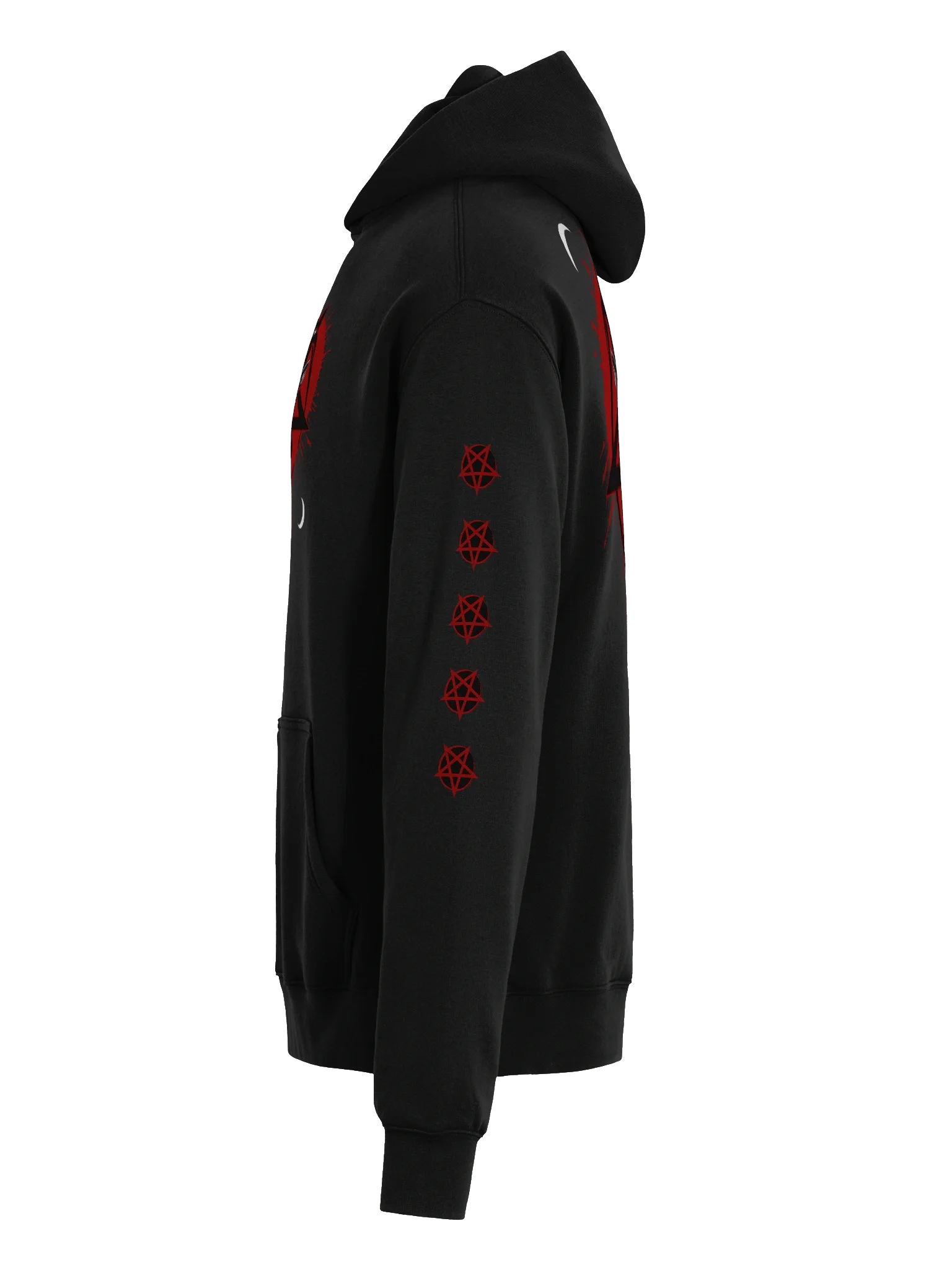 Baphomet Defiant Illumination Unisex Premium Hoodie product image (7)