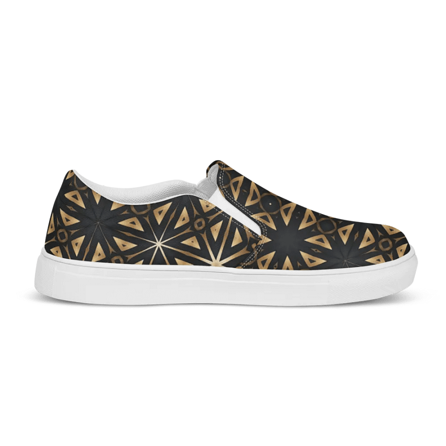 Symmetry in Gold Canvas Shoes product image (10)