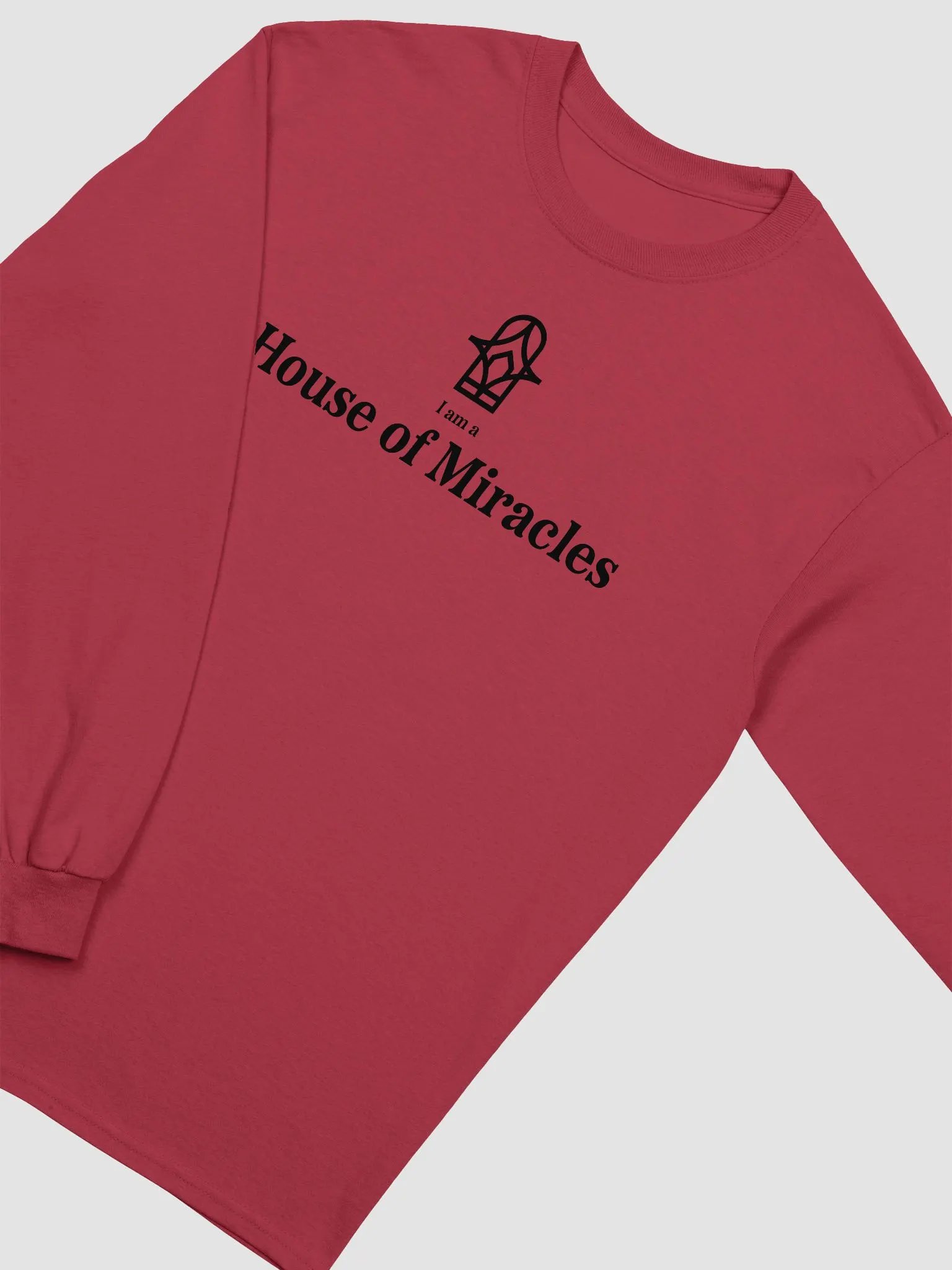I am a House of Miracles | Longsleeve | Color product image (3)