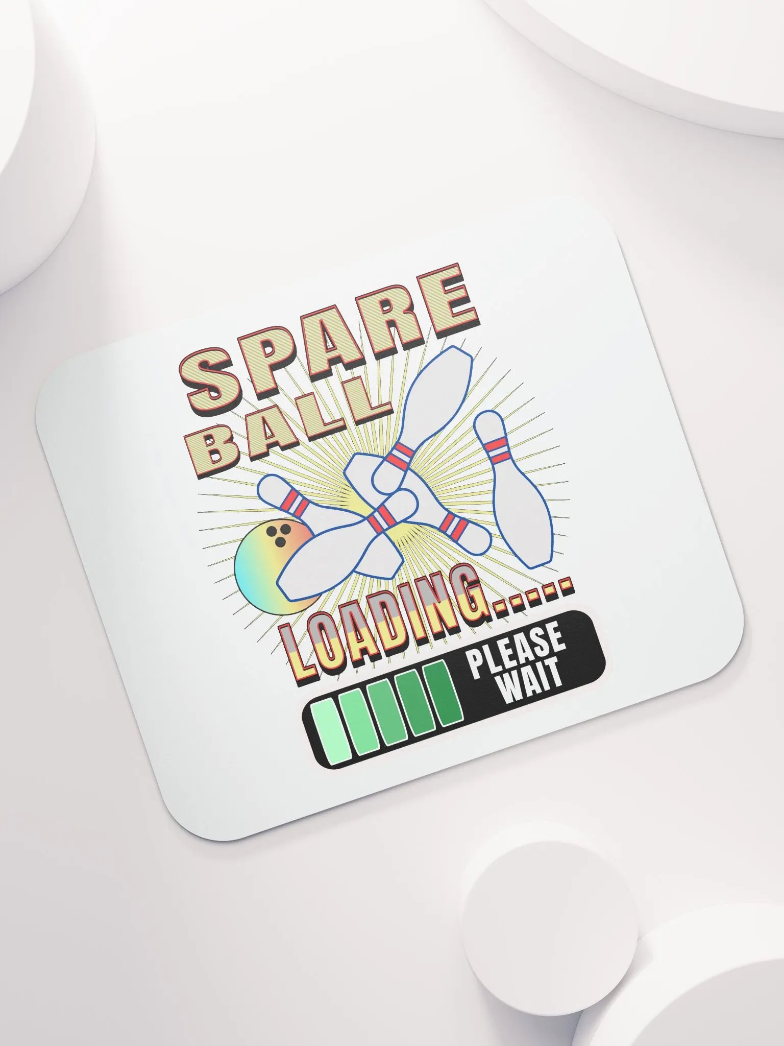 Spare Ball Bowling Loading Mouse Pad product image (5)