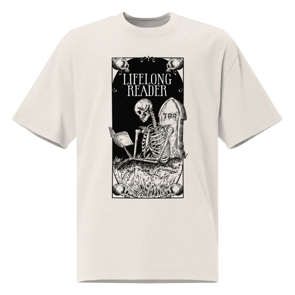 'Lifelong Reader' Oversized Tee product image (1)
