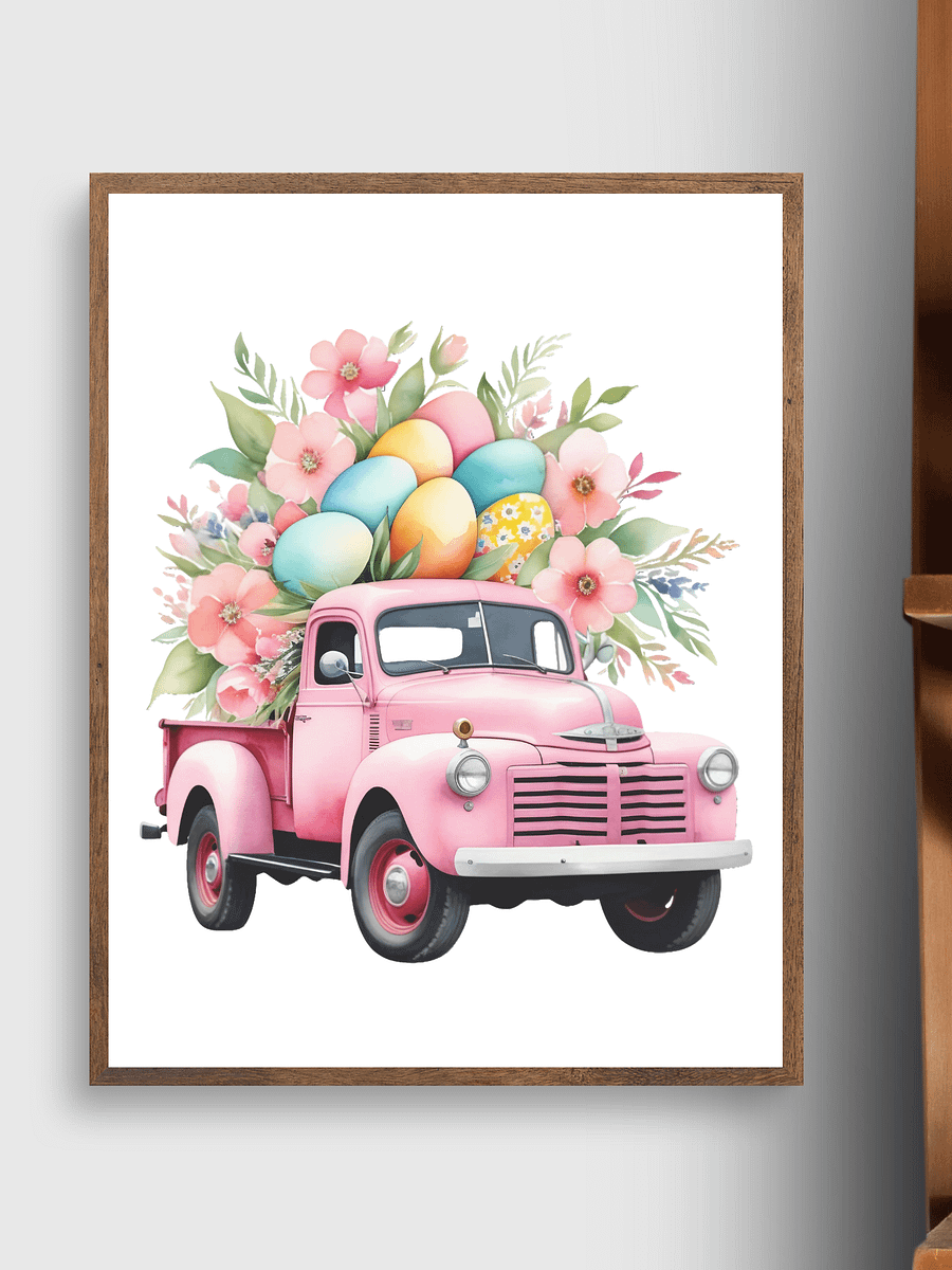 40 Easter Truck Clipart Bundle product image (5)