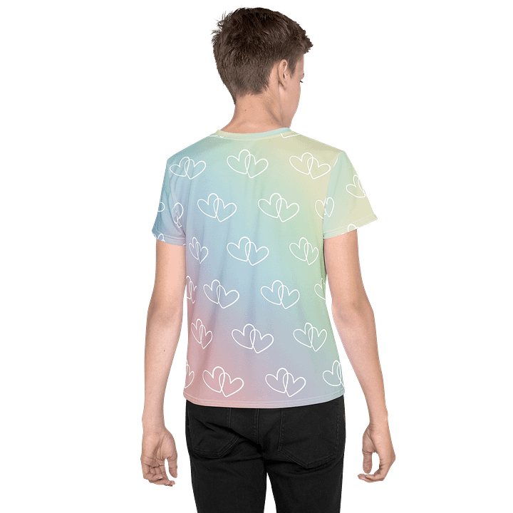 Rainbow Heart Youth Tee product image (2)