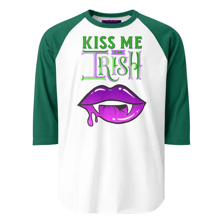Irish Vampire Kiss Raglan Tee product image (1)