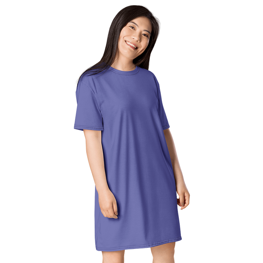 Oversized T-Shirt Dress - Serene Chetwode Blue, Sizes 2XS-6XL product image (4)
