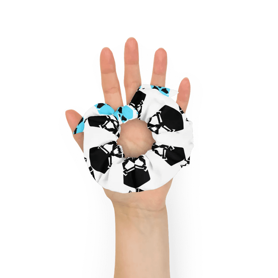 Black Beard Scrunchie (Black and Teal) product image (7)