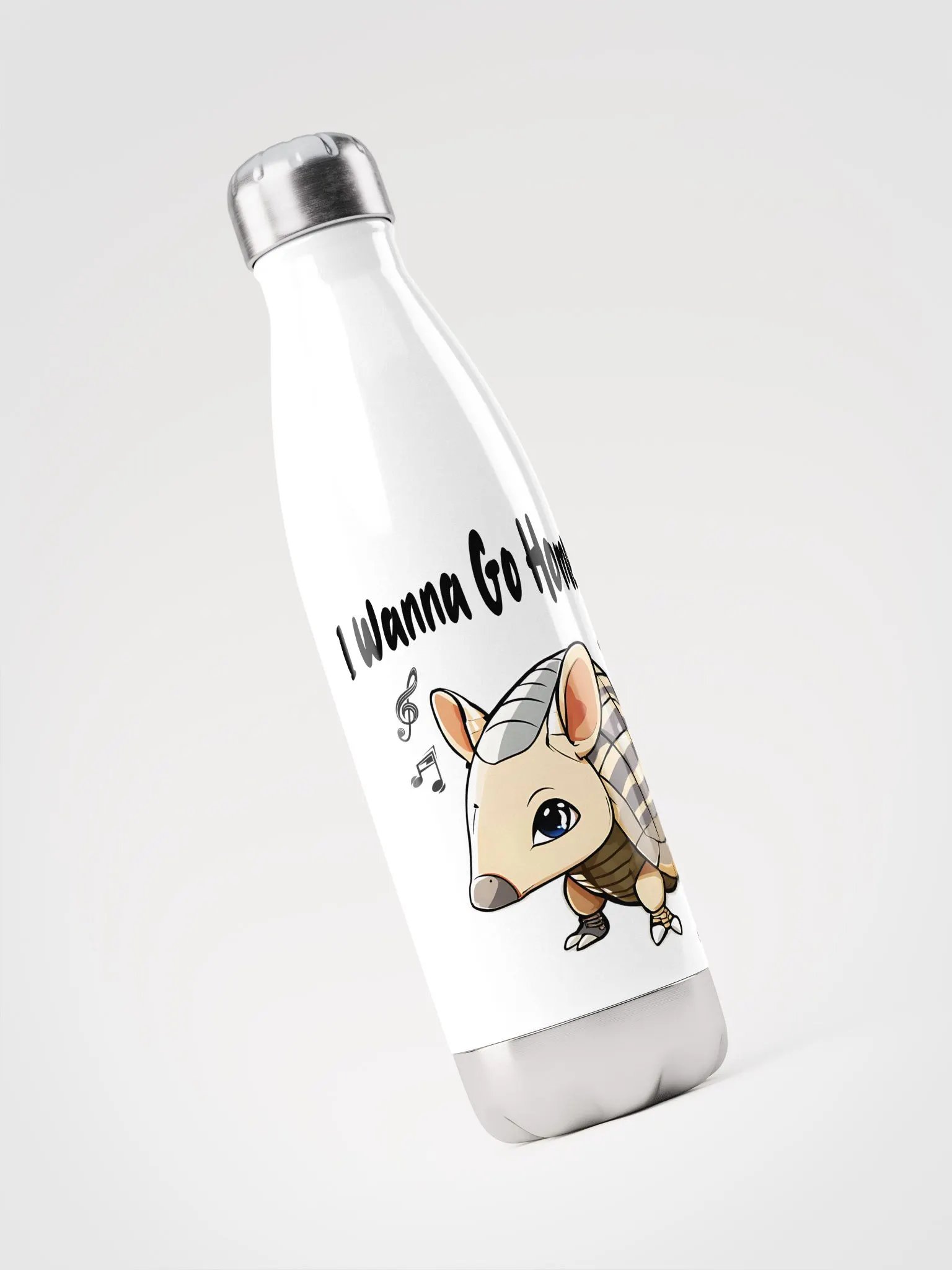 Cute Cartoon Armadillo Stainless Steel Water Bottle product image (3)