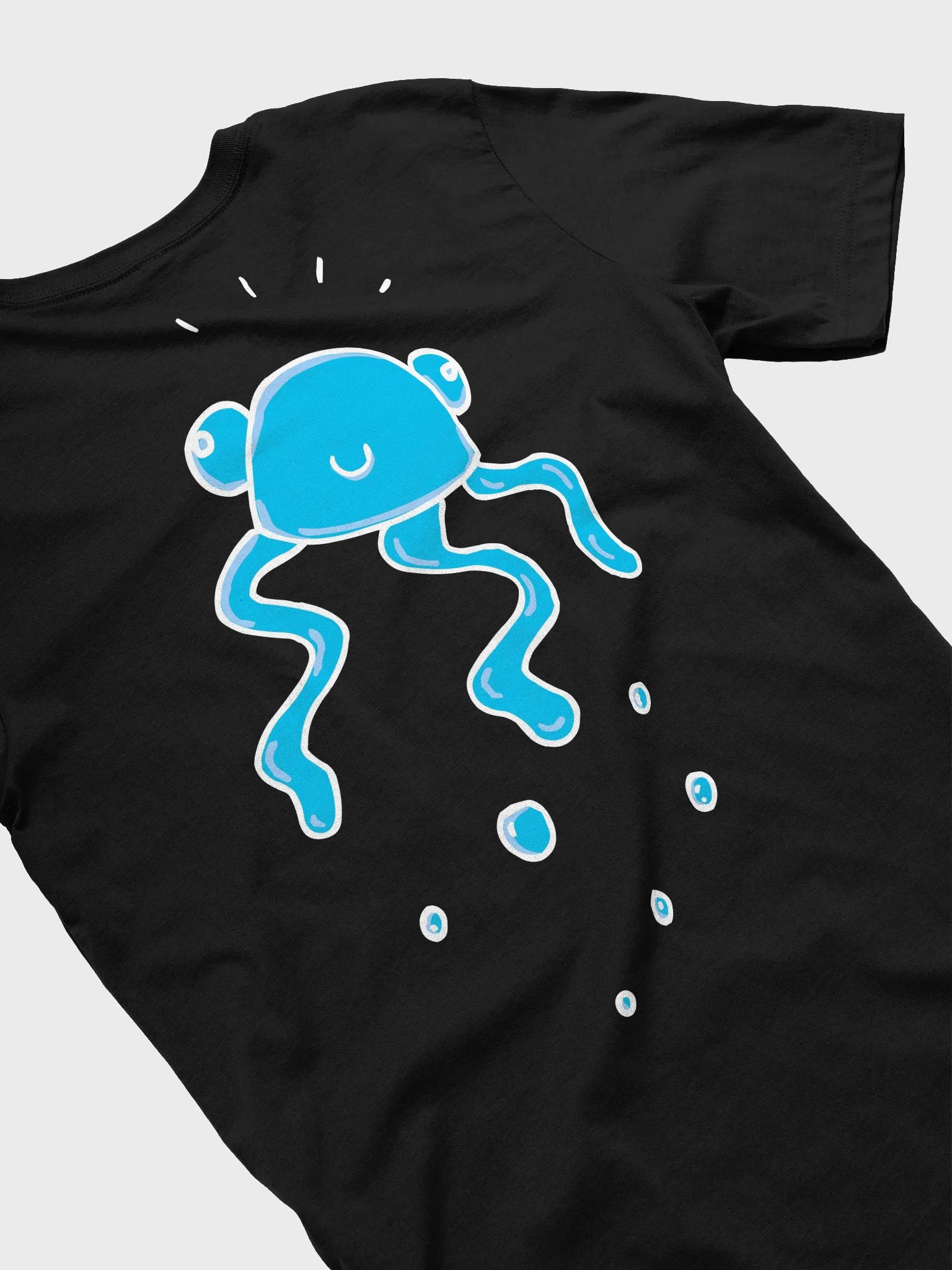 Blue Jellyfish T-Shirt (Logo/ Back Design) product image (4)