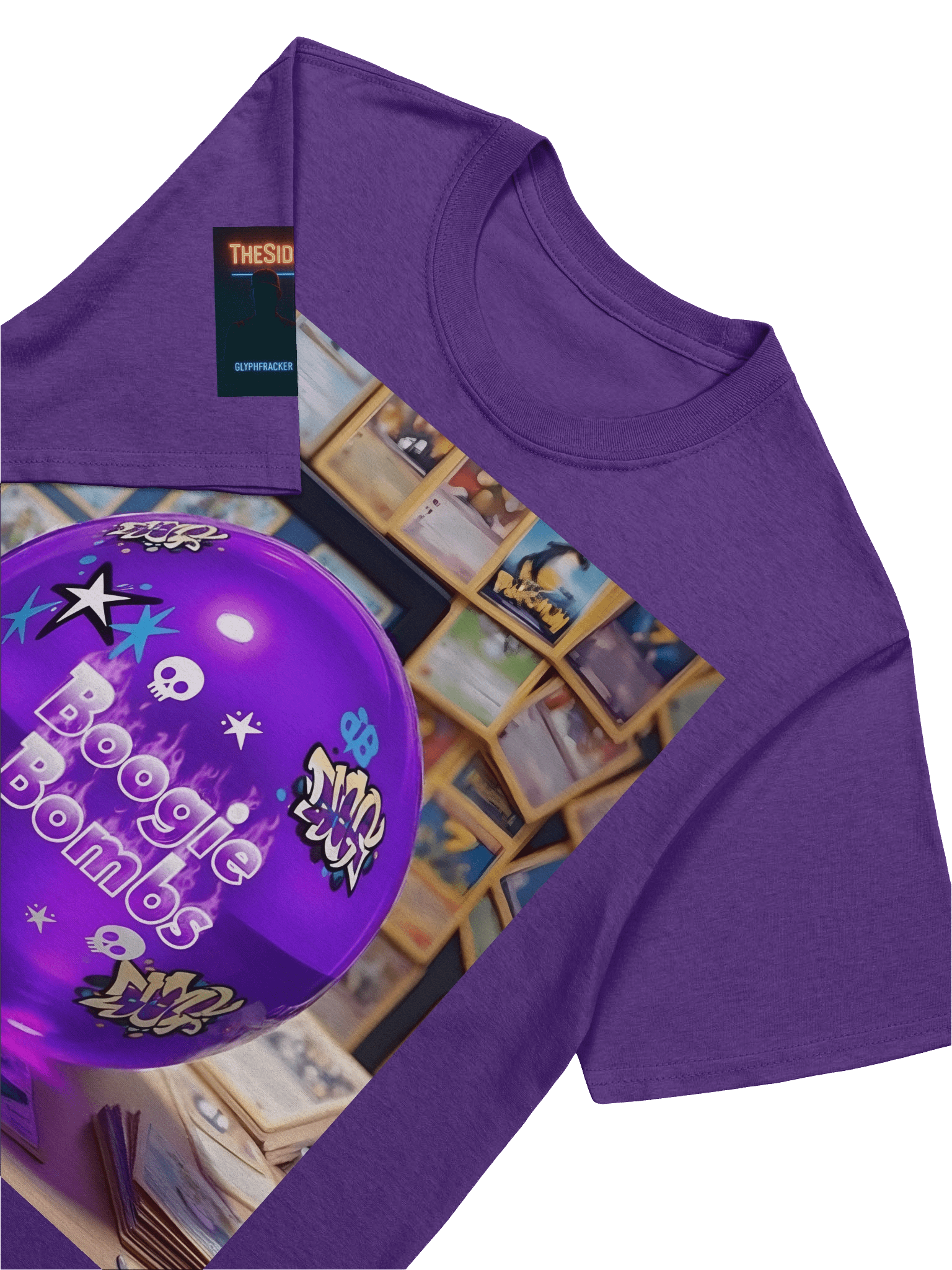 Boogie Bombs Graffiti Unisex T-Shirt product image (7)