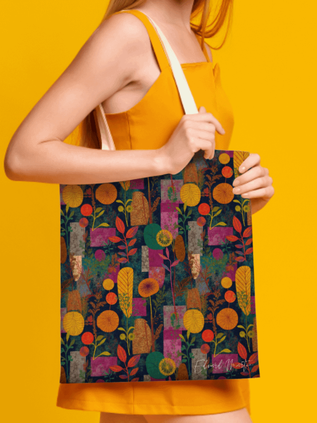 Canvas Tote Handbag-15"x18"/38x46cm product image (2)