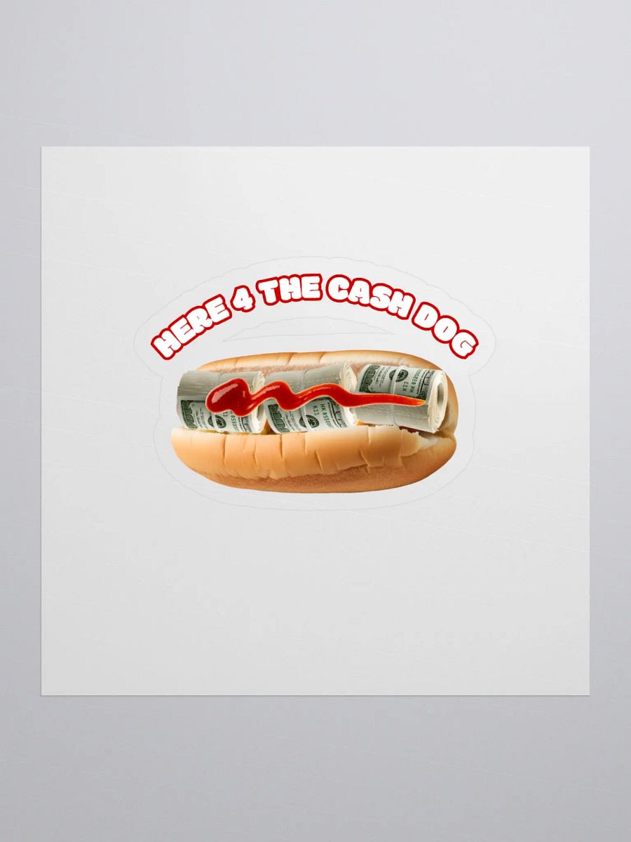 Cash Dog Sticker product image (1)