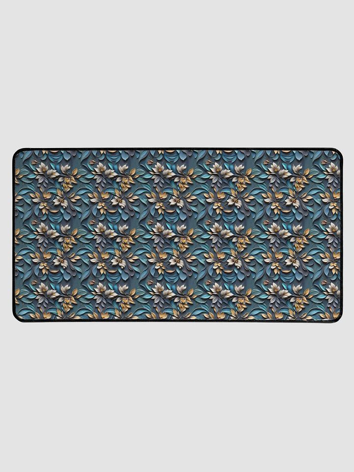 Desk Mat (15.5x31.5 inches) - Sculpted Floral Pattern product image (1)