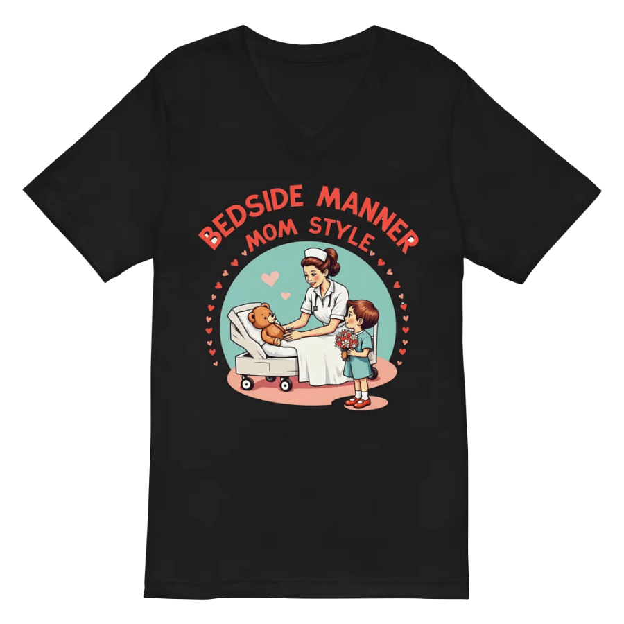 Mom-Style Caregiver V-Neck Tee product image (3)