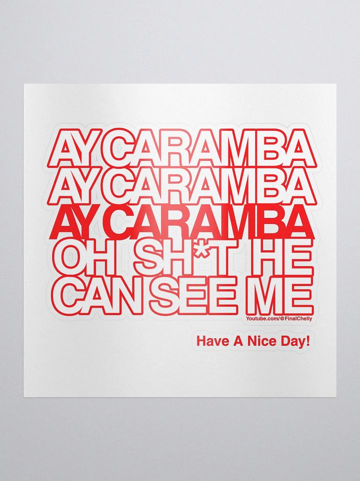Ay Caramba Sticker product image (1)