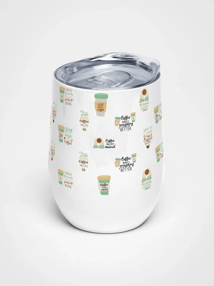 Coffee Lover's Delight Wine Tumbler product image (1)