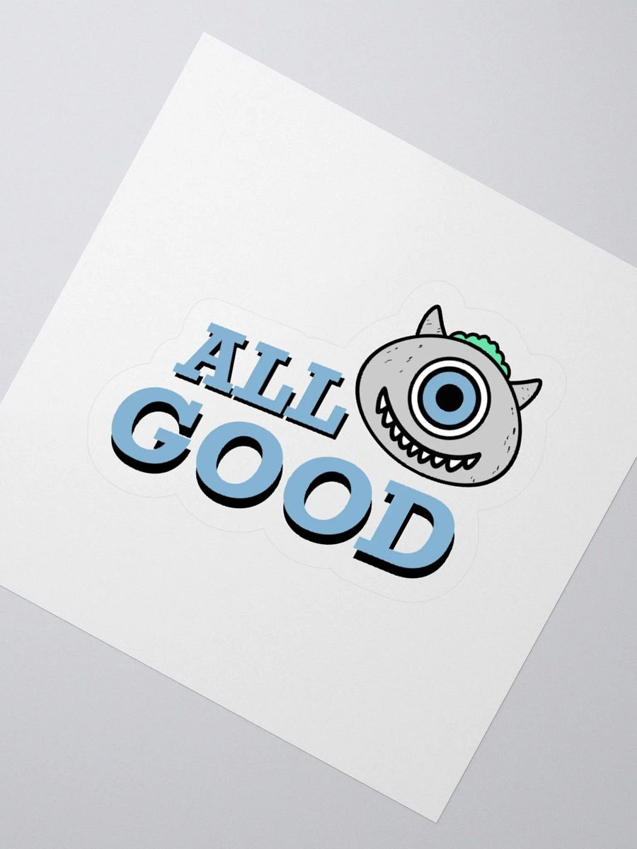 All Good Monster Kiss Cut Stickers product image (4)