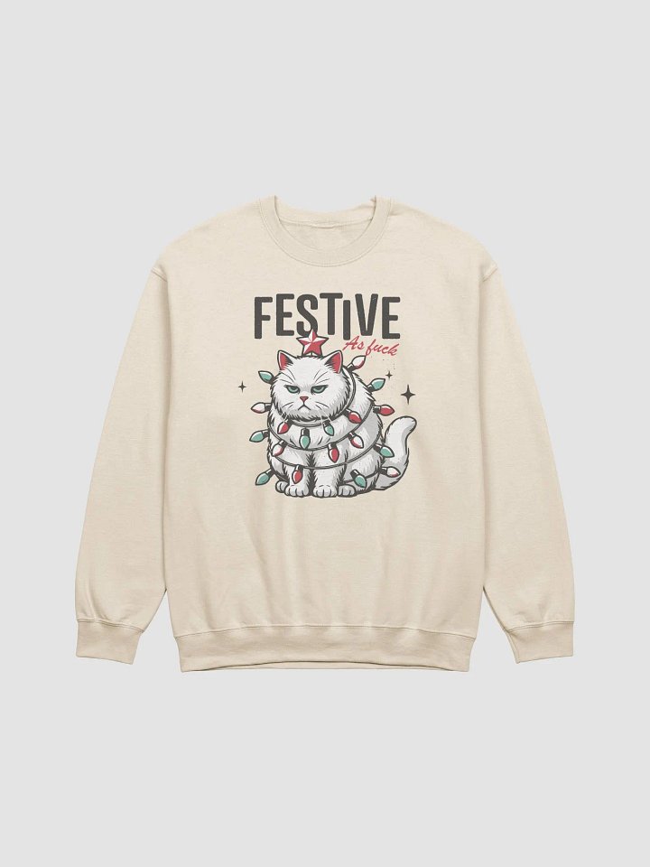 Festive as fuck Crewneck product image (1)