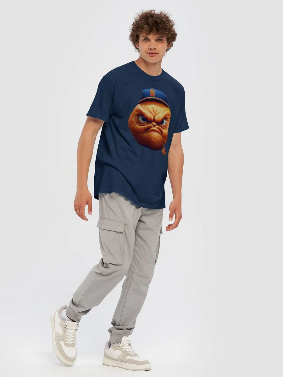 The Syracuse 44 orange on a Vintage Comfort: Retro 100% Cotton T-Shirt product image (7)