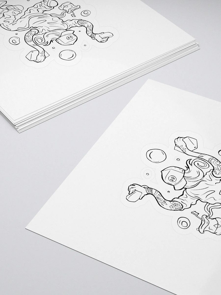 Flexible climber sticker product image (4)