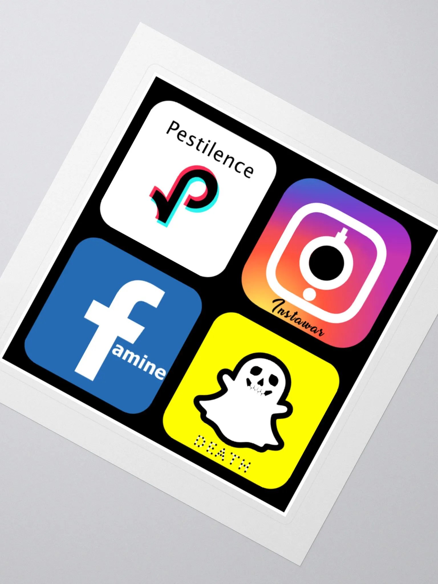 4 apps of the Apocalypse Sticker product image (8)