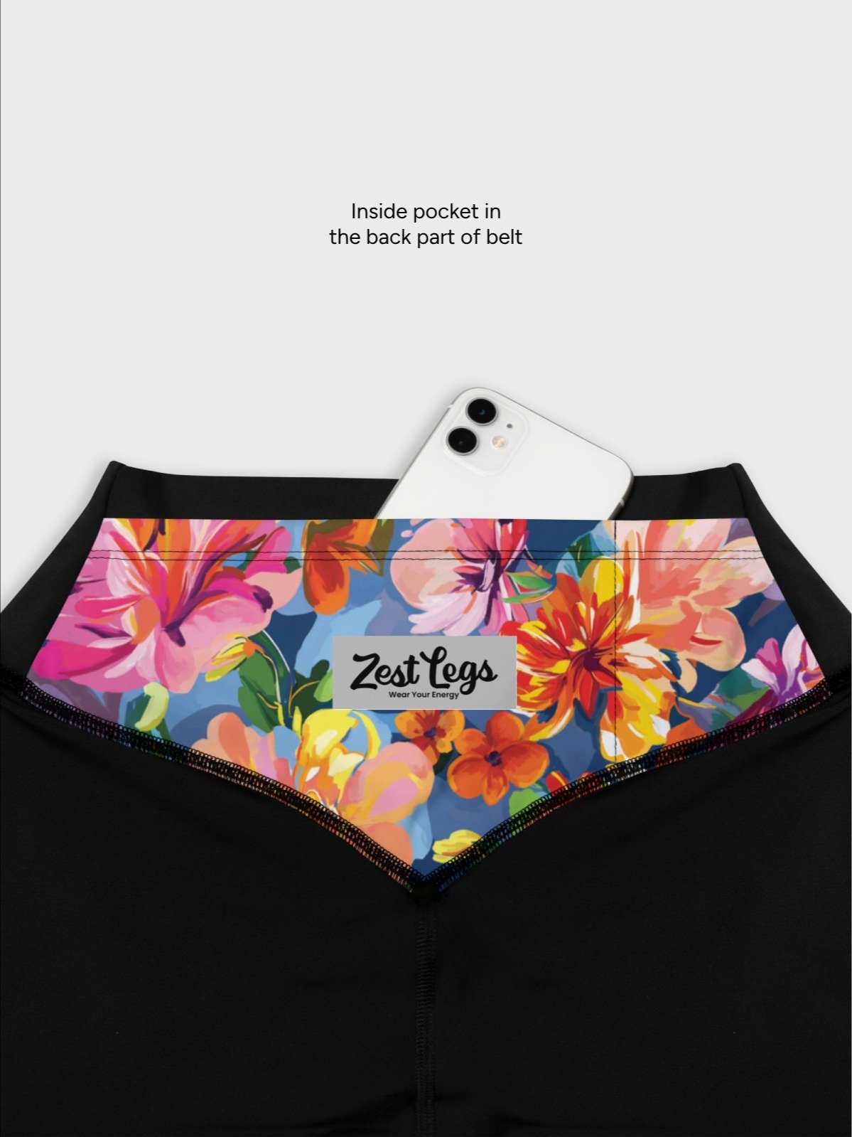 High-Intensity Workout Leggings "Bold Abstract Florals" product image (8)