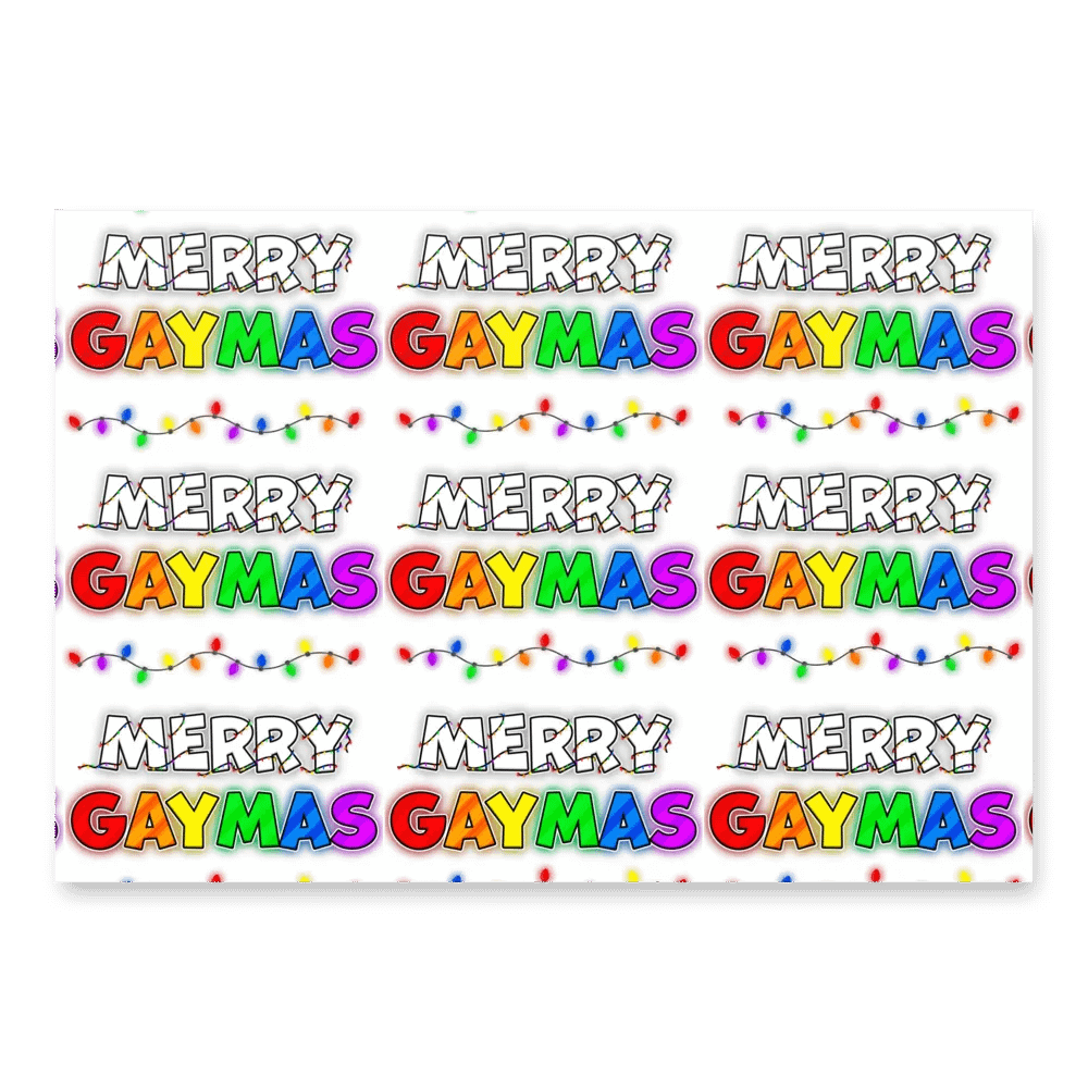 Merry Gaymas Wrapping Paper product image (2)