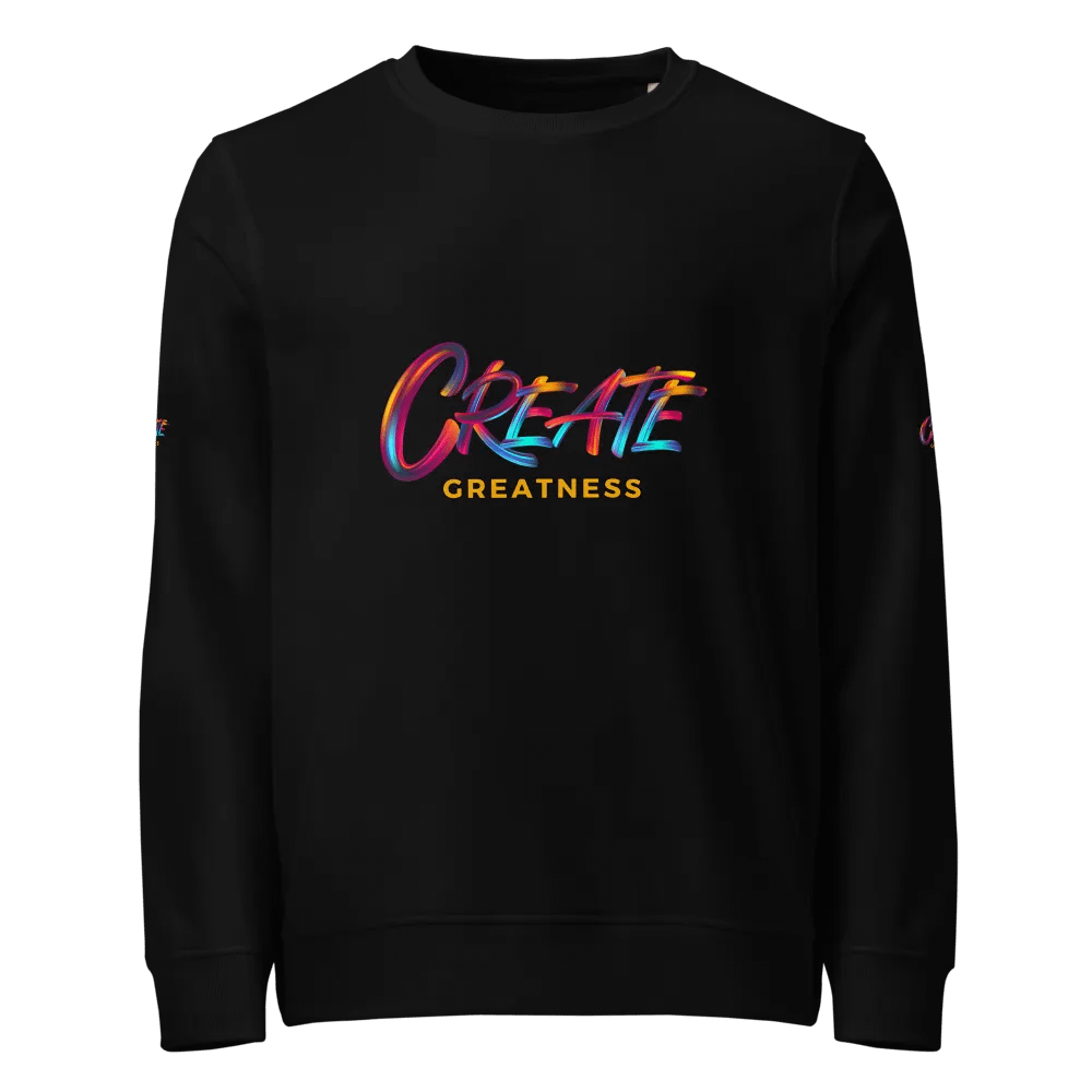 Create Greatness Unisex Organic Sweatshirt product image (57)