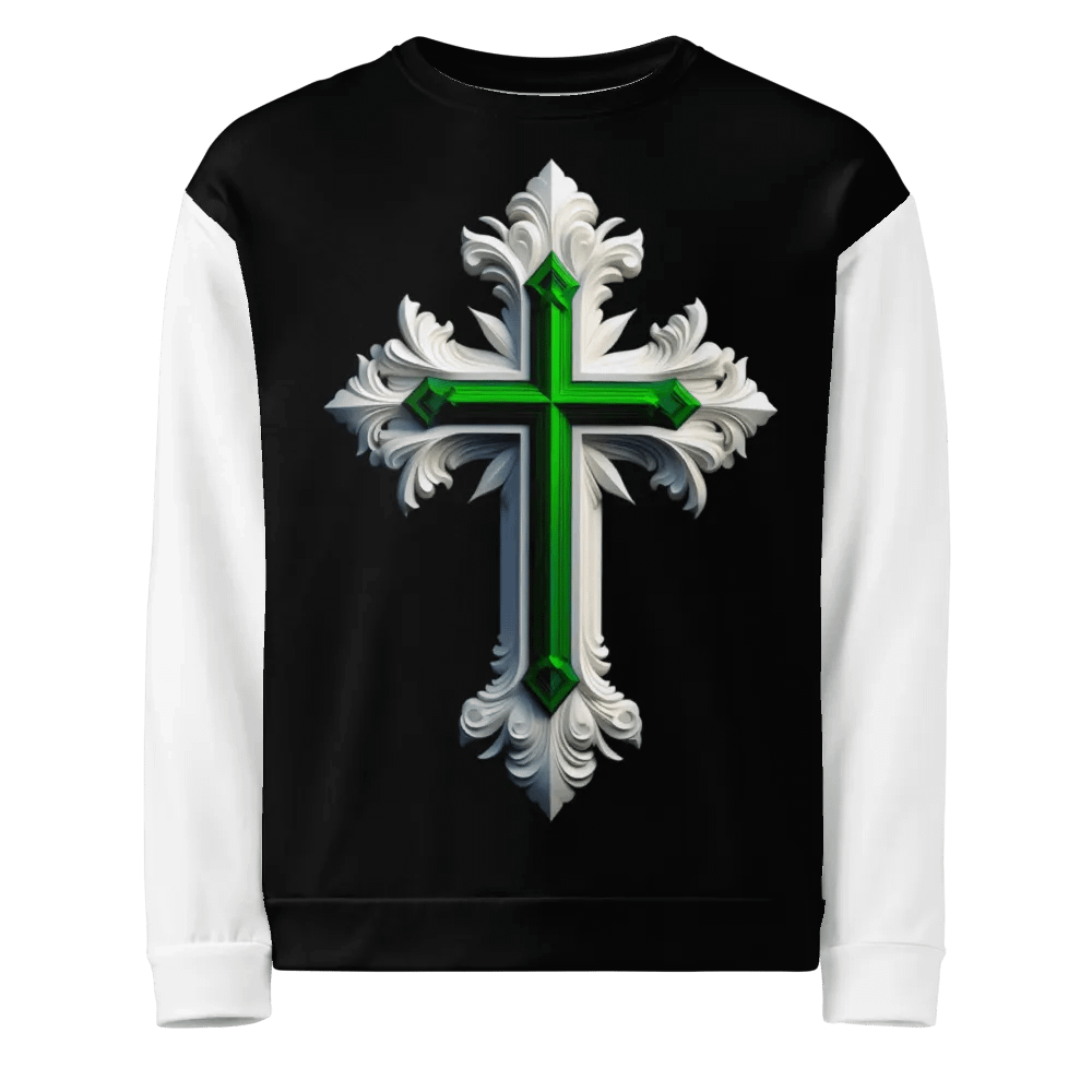 Angel and Cross - All-Over Unisex Sweatshirt #4 product image (1)