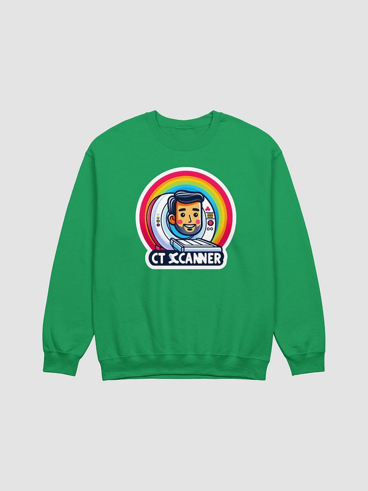 Rainbow CT Scanner Cartoon Sweatshirt product image (7)