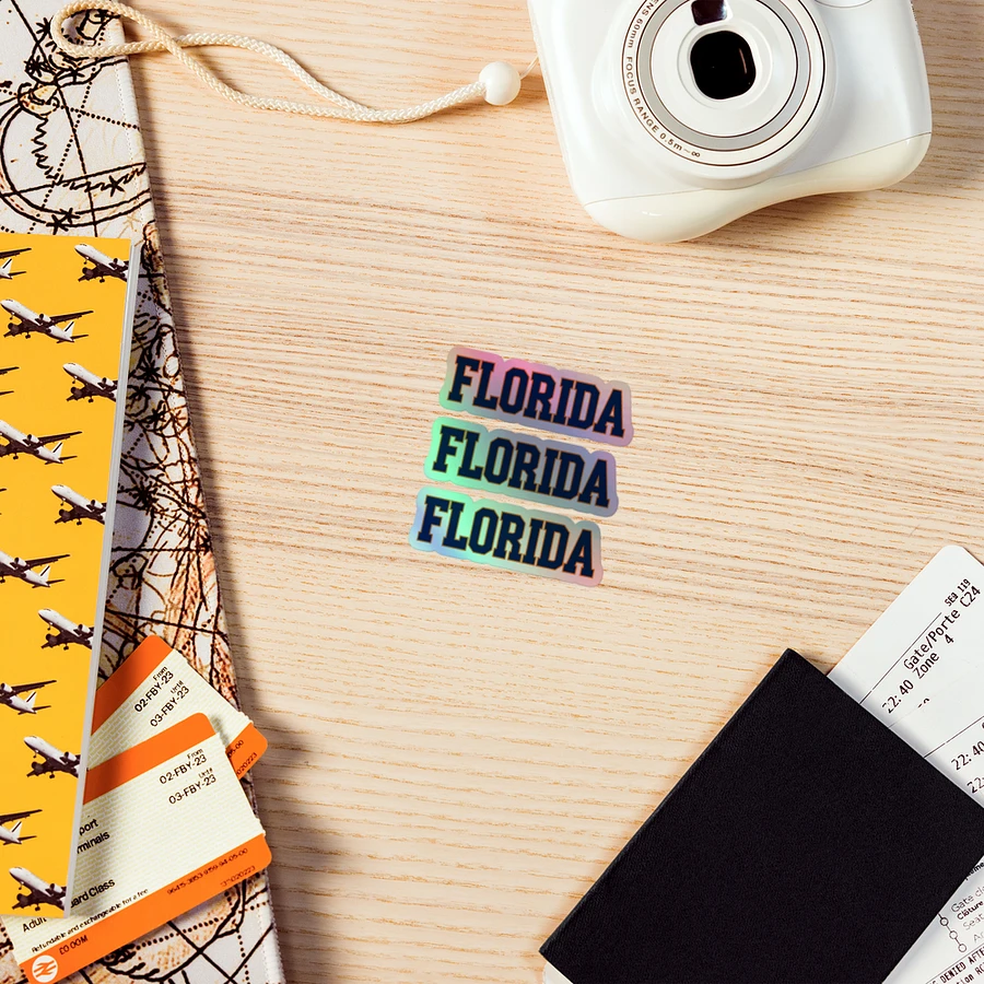 3 Florida Bold Holographic Sticker Set product image (6)