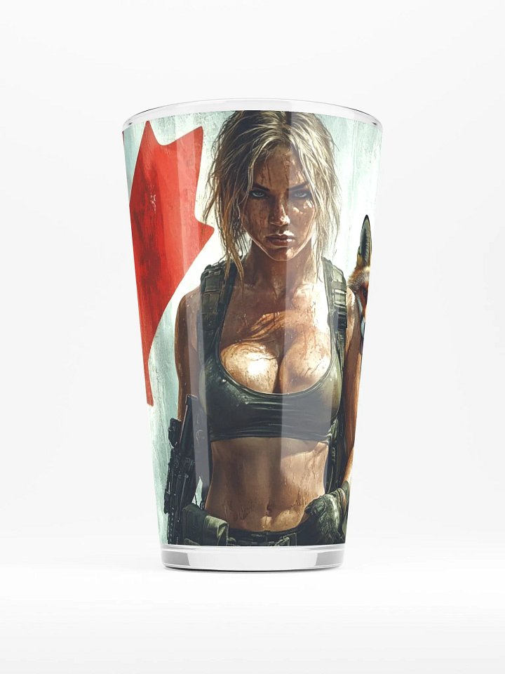 Canada Fox Pint glass product image (1)