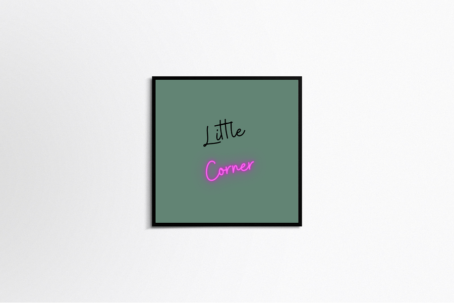 Little Corner Printable Wall Art, Home Office Wall Art, Study Room Wall Decor, Bedroom Wall Decor product image (5)