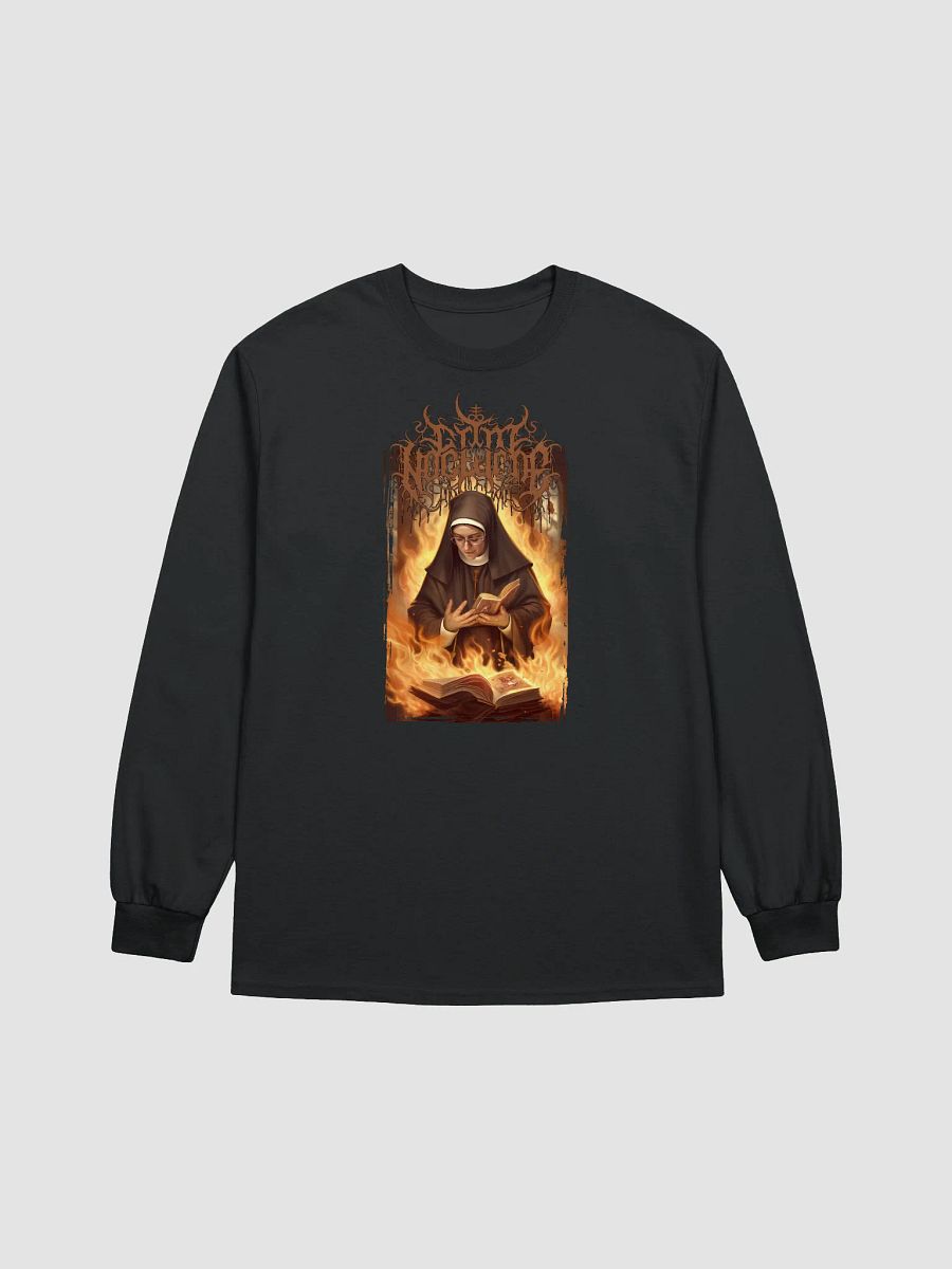 Burning Nun Long Sleeve Tee product image (1)