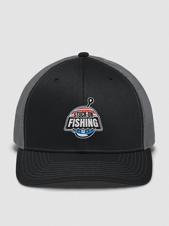 Stuck on Fishing Premium Trucker Hat product image (2)
